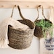 image 2 of Set of 2 Seagrass Bathroom Baskets