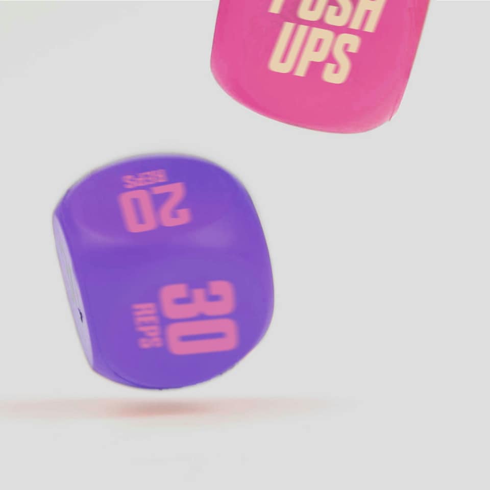 image 1 of Phoenix Fitness Exercise Dice - Pink