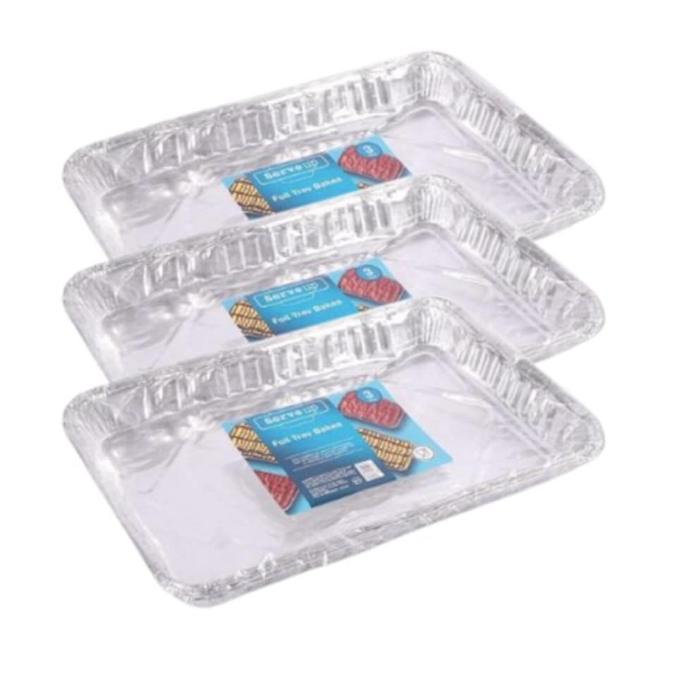 image 1 of Serve Up Foil Tray Bakes 33.5 x 22.5cm