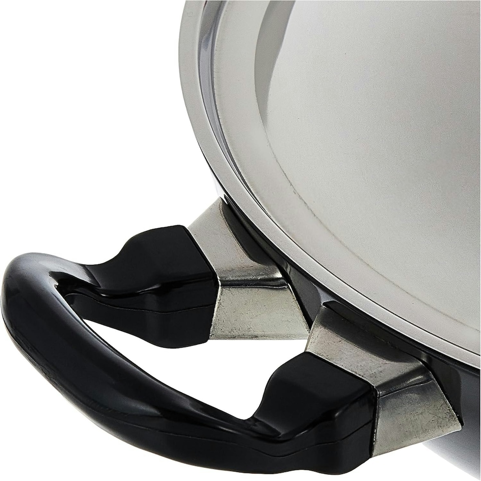 image 1 of Futura Non-Stick Deep-Fry Pan 2-1/2-Litre with Steel Lid and Round Bottom