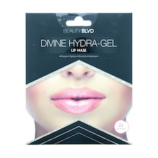 Beauty Blvd Divine Hydra-Gel Gold Radiance Lip Mask 2pc