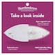 image 4 of Slumberdown Feels like Down Super Support Pillow, Firm Support, 2 Pack