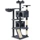 image 1 of Yaheetech 146 cm Multilevel Indoor Cat Tree Tower for Kittens Dark Grey