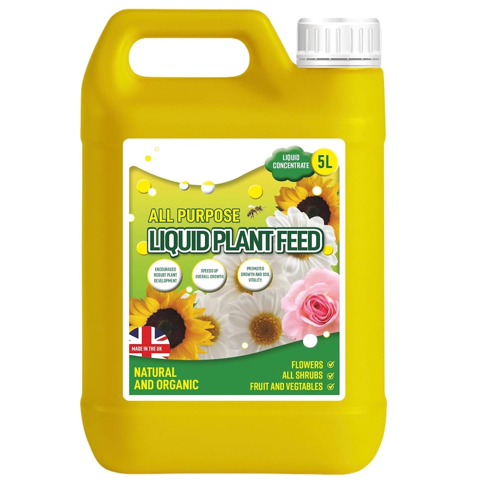 image 1 of 1 x 5L All Purpose Concentrated Liquid Plant Feed Promotes Growth & Soil Vitality