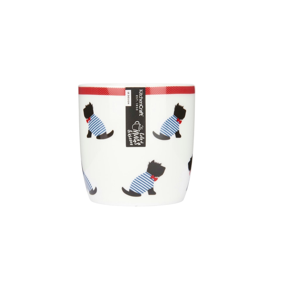 image 1 of KitchenCraft China Sitting Westies Mug White