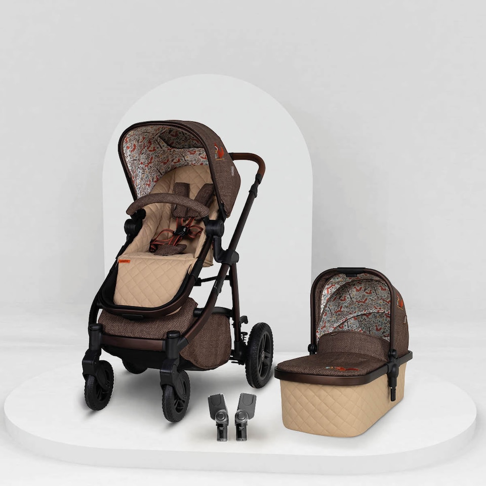 image 1 of Cosatto Wow 3 Pram and Pushchair Carrycot and Reversible Seat, All Terrain Travel System