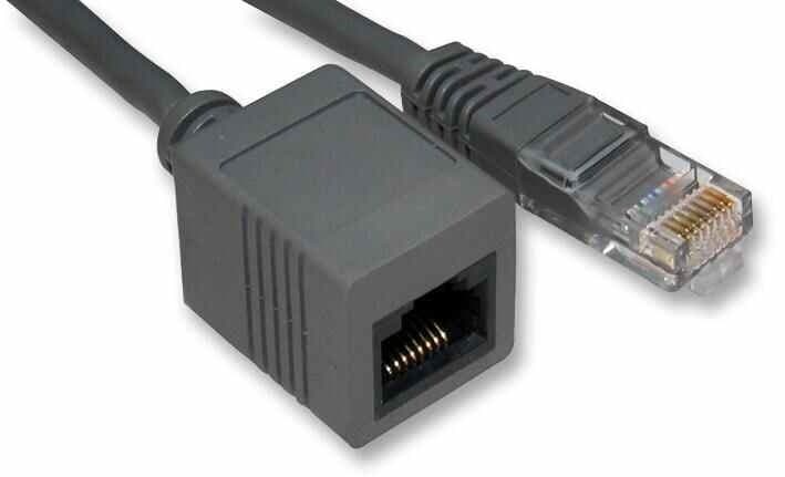 PRO SIGNAL - RJ45 Male to Female Cat5e UTP Extension Lead, 5m Grey