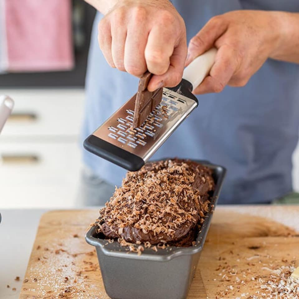 image 1 of KitchenAid Classic Medium Etched Grater Porcelain White