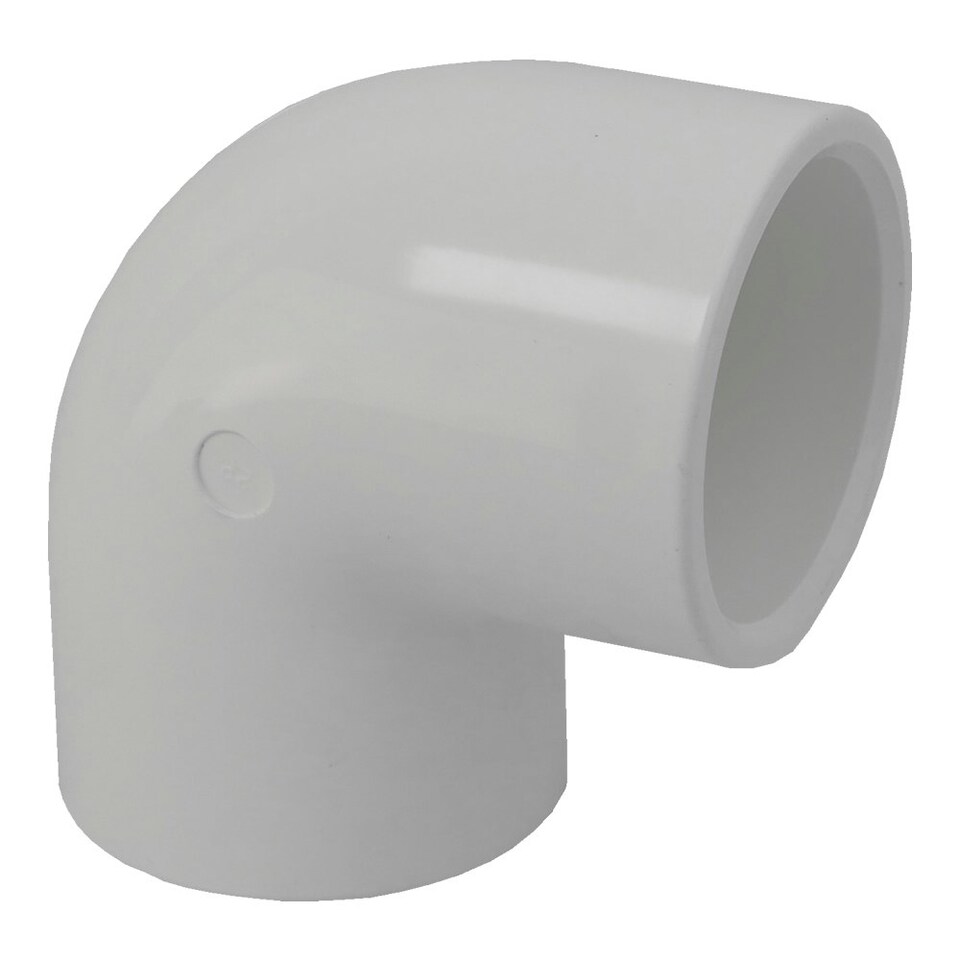 image 1 of 2in Plastica White 90 Deg Elbow P P - Single