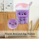 image 4 of Boba Tea Soft Toy Cute Plushie Huggable Cuddly Stuffed Toy Gift 35cm Lilac
