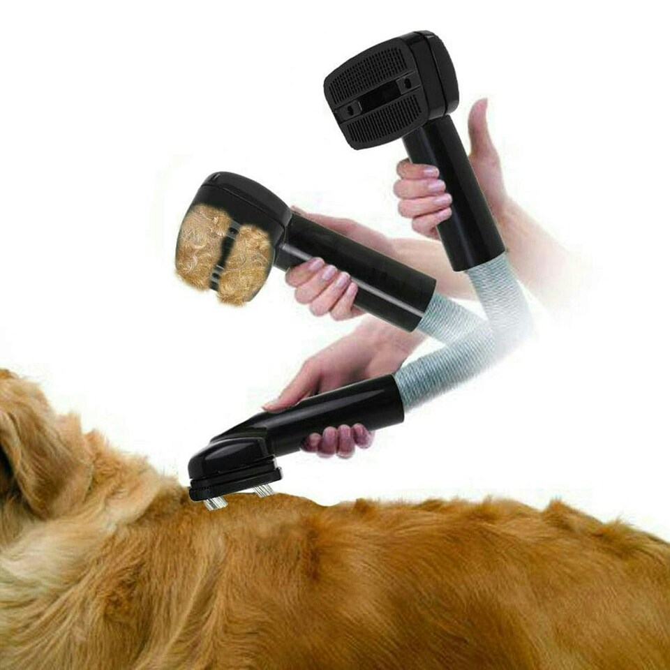 image 1 of SPARES2GO Dog Grooming Tool compatible with Miele Vacuum Cleaner Groom Pet Hair Brush 35mm