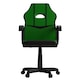 image 9 of Vida Designs Comet Racing Gaming Office Chair Computer Desk Table Chair, Green & Black