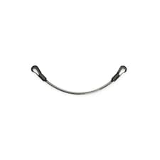 Shires Elastic Horse Fillet Strap - Black - 50cm