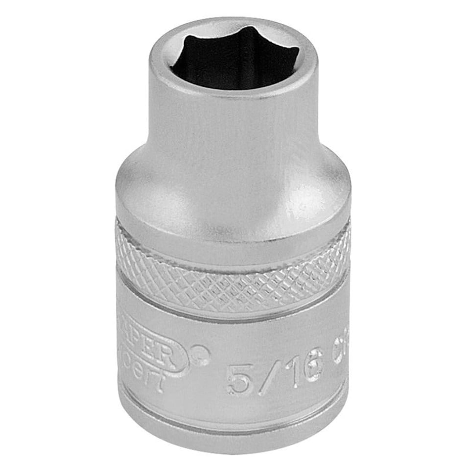 5/16" 6Pt Socket 3/8 Dr-Pckd - 16549