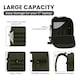 image 3 of CabinZero Military Backpack 36L, Lightweight Durable Carry-On Daypack, Large Capacity for Travel & Outdoor Adventures | Green | Green