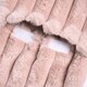 image 5 of OHS 2L Hot Water Bottle & Soft Plush Faux Fur Ribbed Cover - Blush Pink
