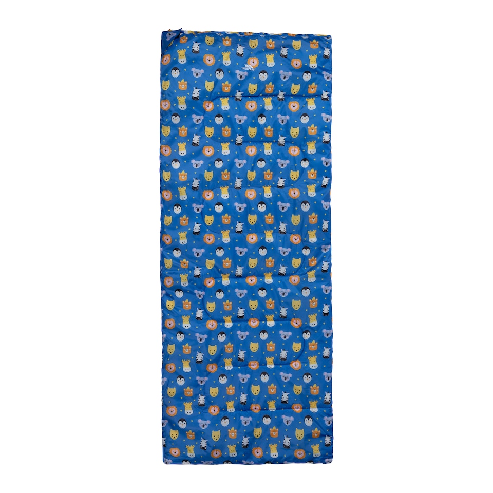 image 1 of Trespass Childrens/Kids Animal Print 2 Season Sleeping Bag