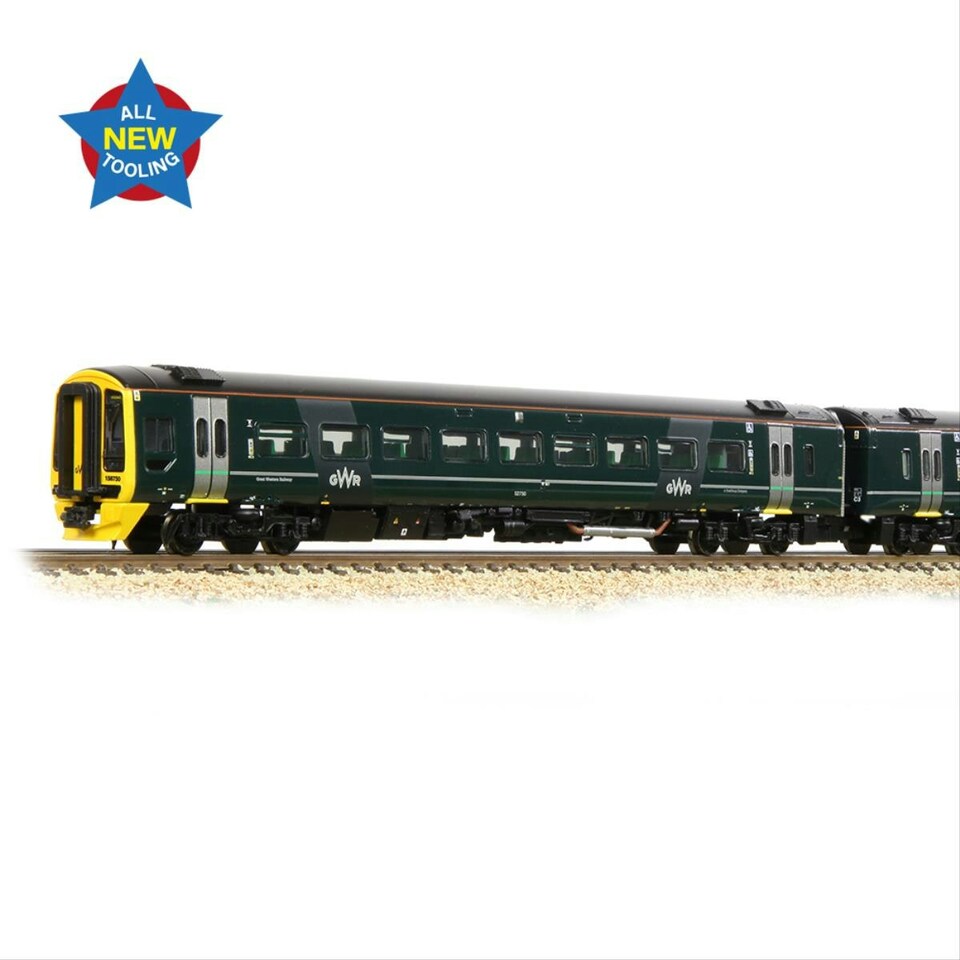 image 1 of Graham Farish Class 158 750 2 Car DMU GWR Green