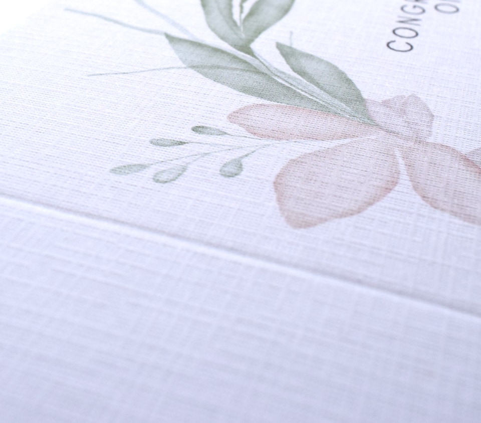 image 1 of Happy Birthday Mum Greeting Card - Elegant Neutral Botanical Design