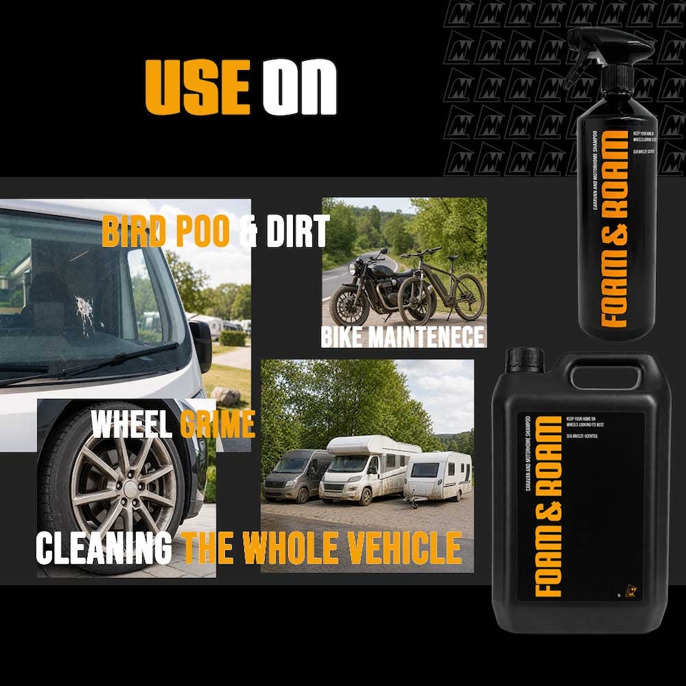 image 1 of Foam & Roam - Caravan & Motorhome Shampoo - 1L