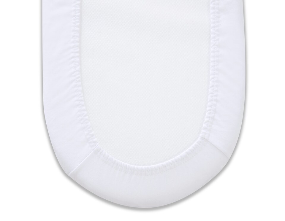 image 1 of Fitted Sheet Crib - White | White | One Size