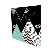 Abstract geometric Scandinavian (Canvas print) 40cm x 30cm