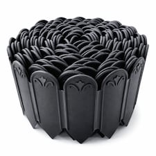 GardenSkill Lawn Edging Roll - Spiked Flexible Garden Border for Grass Flower Beds Paths - 10m Long