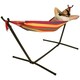 image 6 of Primrose Outdoor Single Hammock With Steel Hammock Stand and Carry Bag