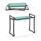 image 7 of Outsunny 2 In1 Folding Garden Kneeler Foam Chair Pad Support Bench, Green