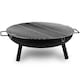 image 2 of Outdoor Fire Pit WITH BBQ Grill, Fire Pits for Garden, BBQ Fire Brazier for Camping Picnic, Steel Fire Bowl Patio Heater Charcoal Log Wood Burner, 58cm