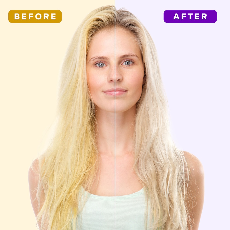 image 1 of NYK1 Blonde - Purple Shampoo for Blonde Hair (500ml) Neutralises Yellow and Brassy Tones