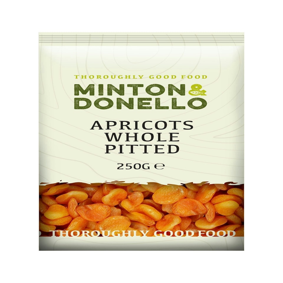 image 1 of Minton & Donello Whole Pitted Apricots 6 x 250g