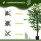 image 4 of HOMCOM 150cm Artificial Tree Ficus for Indoor Home Decor, Fake Tree
