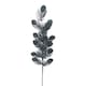 image 2 of Artificial Navy Glitter Feather Spray - H70cm