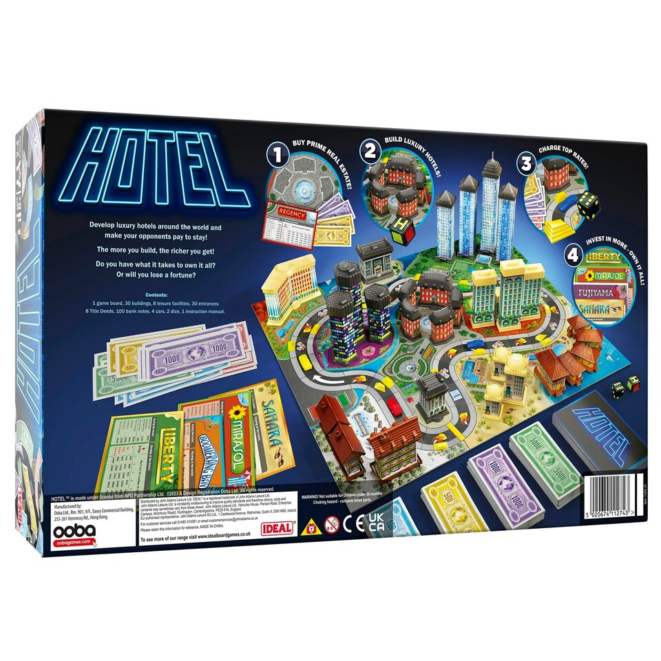 image 1 of Ideal - Hotel /Boardgames - John Adams - 127391