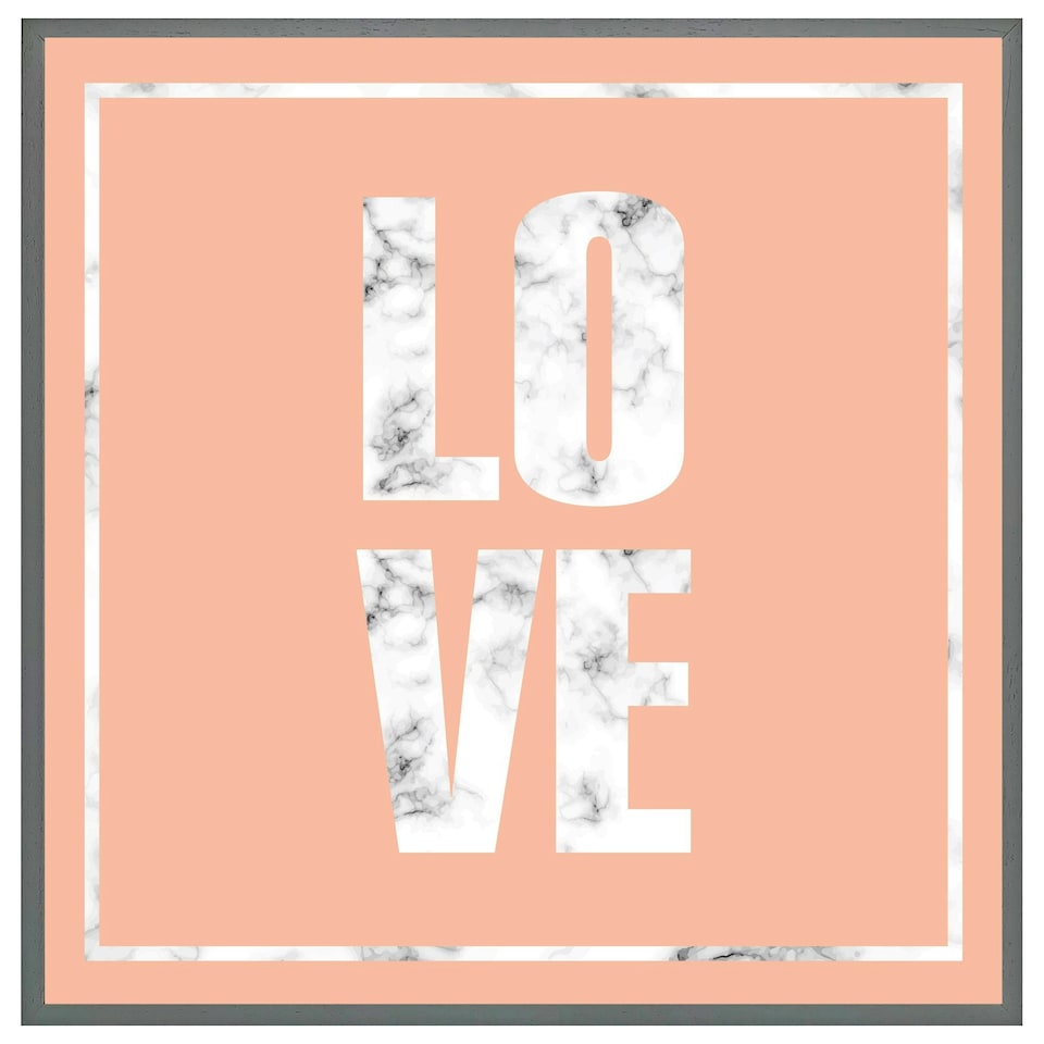 image 1 of Love marble (Picutre Frame) Brown | XL