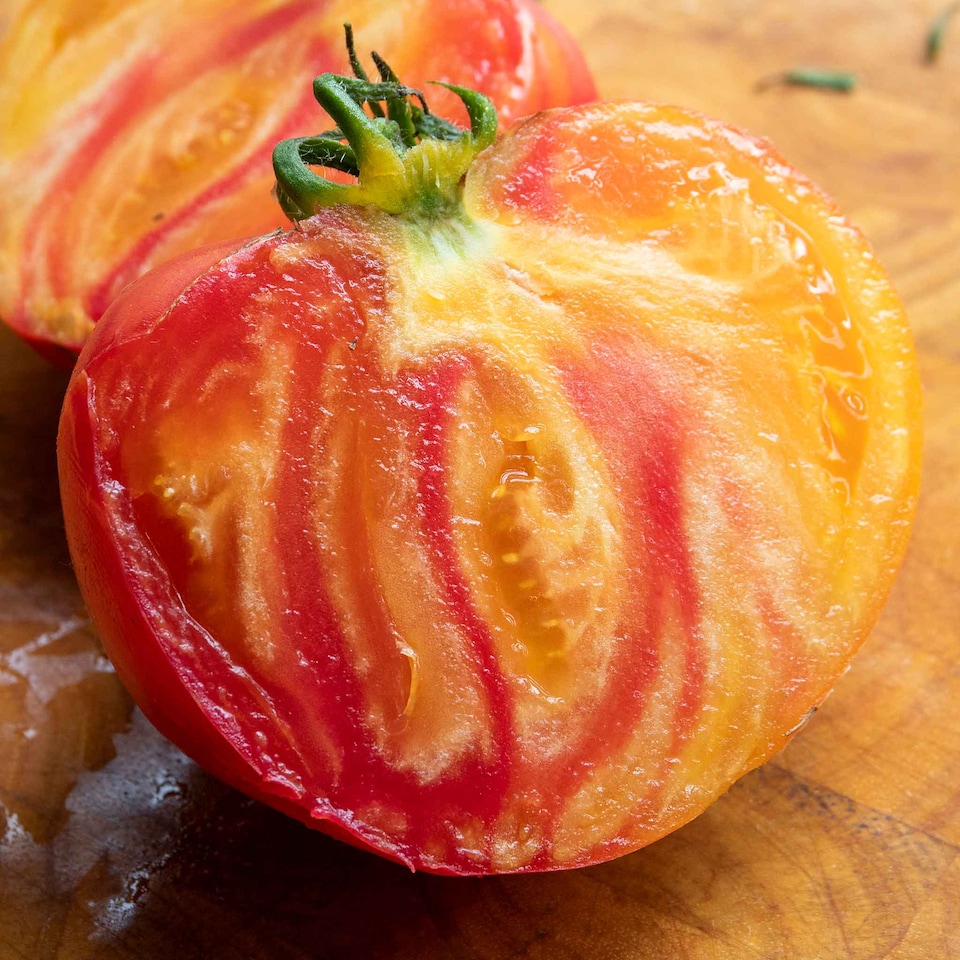 image 1 of Marshalls Garden Tomato Seeds 'Gourmansun' F1 (6 Seeds) | Green | Green, Yellow, Orange