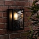image 3 of ValueLights Tideswell Black Outdoor Wall Light