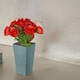 image 2 of FURU Square Tall Planters with Inserts - 45x24x24 cm | Grey | 1