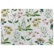 image 1 of Watercolour Leaves & Flowers (Rug) Green | Medium: 80x150cm