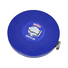 Faithfull Rounded Long Tape - Multi Colour - 50m/165ft