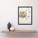 image 2 of Leonardo da Vinci Framed Wall Art Studies of the Foetus in the Womb Home Décor