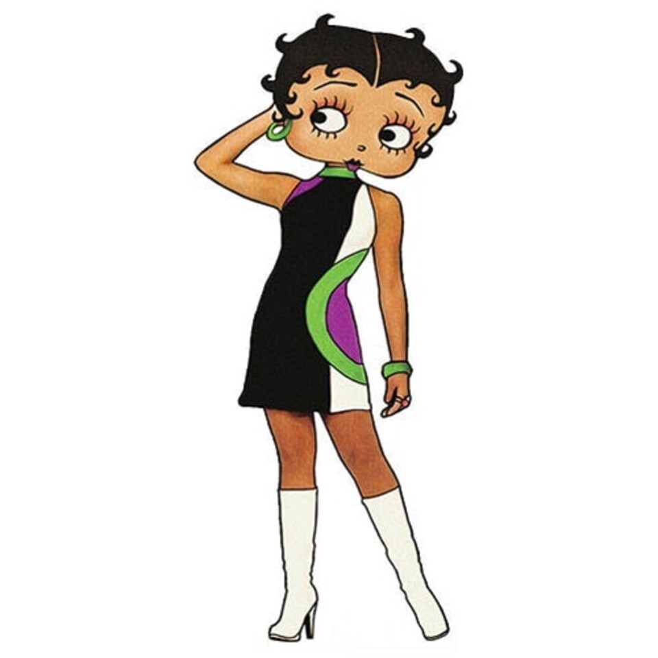 Betty Boop Retro Cartoon Lifesize Cardboard Cutout 162cm