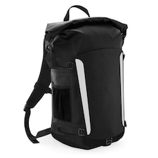 Quadra Submerge 25 Litre Waterproof Backpack/Rucksack - Black/Black - One Size