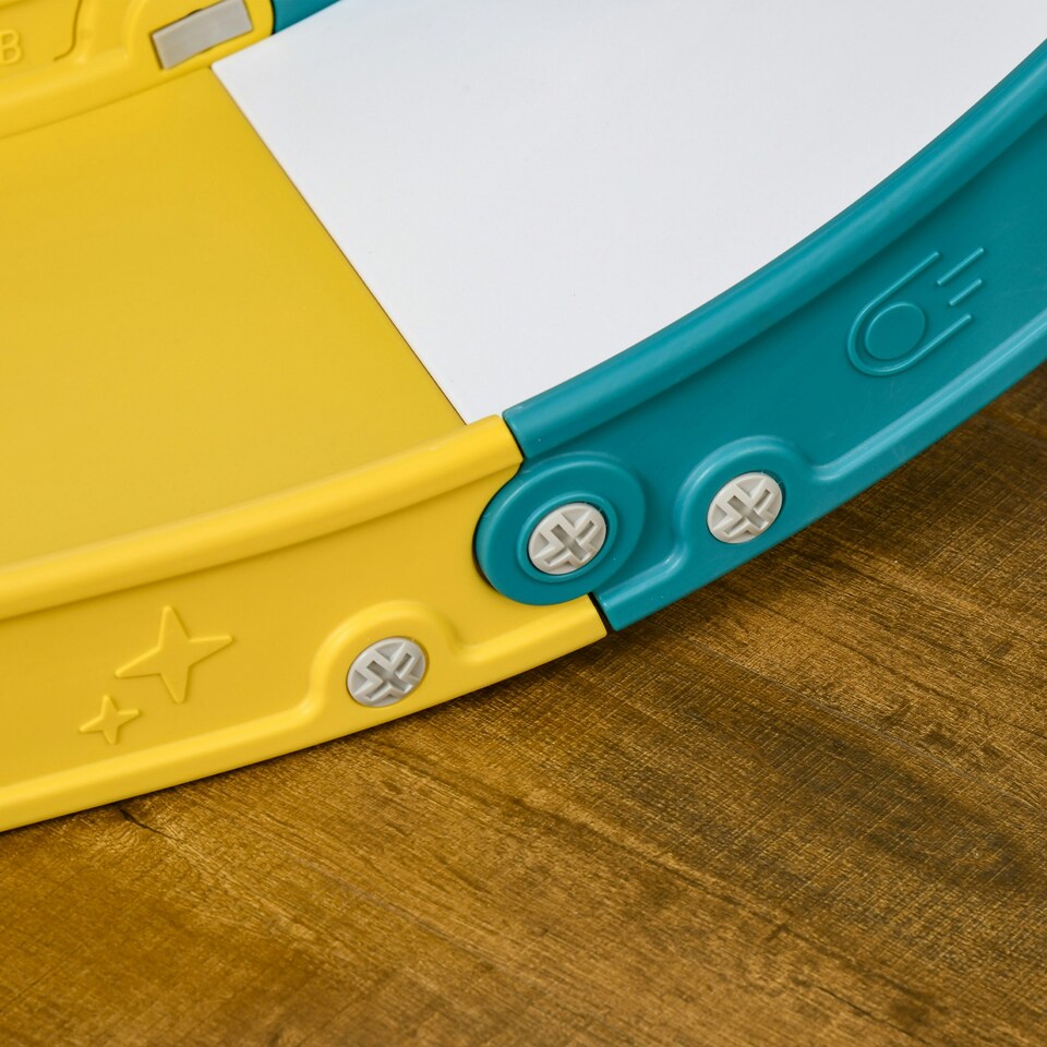 image 1 of AIYAPLAY 4 in 1 Kids Slide for Indoor Use, for Toddlers 1-3 Years, Yellow