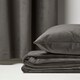image 5 of Homescapes Diamond Quilted Grey Velvet Bed Throw Grey