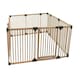 image 5 of Bettacare Wooden Dog Pen, 200cm x 200cm, Natural Wood, 76cm High, Dog Pen for Pets Dogs and Puppy, Dog Playpen Cream