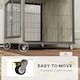 image 5 of PawHut Dog Crate Furniture on Wheels, for Medium Dogs