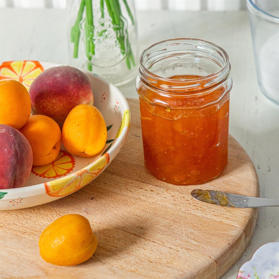 image 1 of Argon Tableware Glass Jam Jars - 450ml - Pack of 6