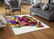 image 2 of Amazing Illustration Pop Art Dog Designer Rug | Multi